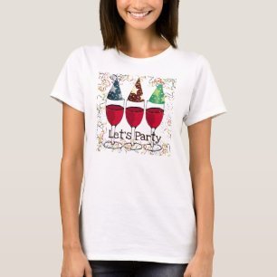LÅT TRYCKET FÖR HATTAR FÖR PARTYET FÖR T-SHIRT