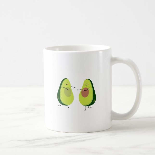 LÅT US AVOCUDDLE, AVOKADODESIGN KAFFEMUGG (Höger)