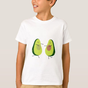 LÅT US AVOCUDDLE, AVOKADODESIGN TEE SHIRT