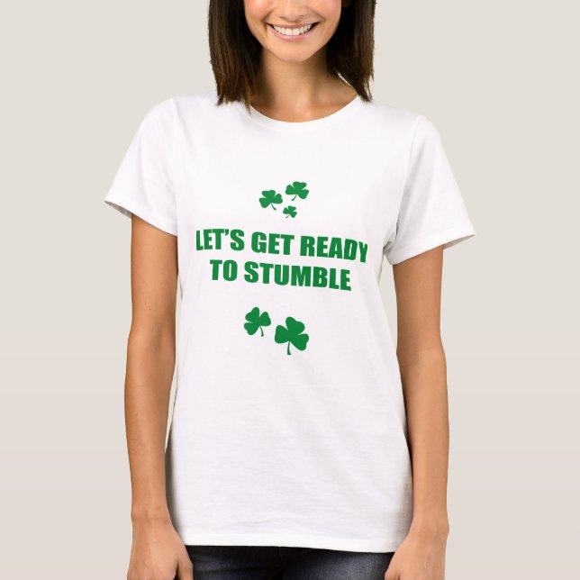 LÅT US FÅ REDO ATT SNUBBLA T-SHIRT (Framsida)
