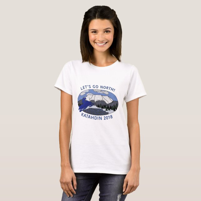 LÅT US GÅ NORTH T-SHIRT (Hel framsida)