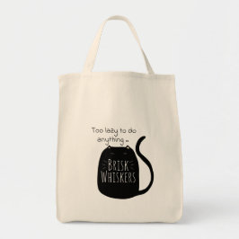 Lat vacker svart katt Totebag Tygkasse