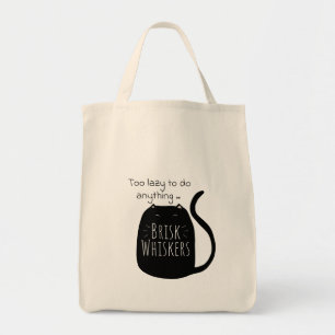 Lat vacker svart katt Totebag Tygkasse