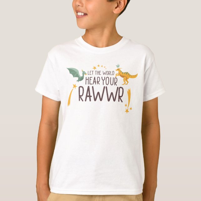 Låt världen höra er bana t shirt (Framsida)