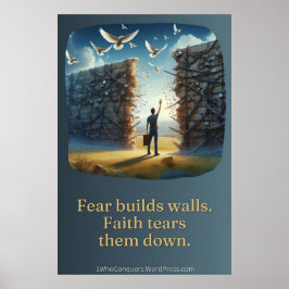 Låt Walls falla Poster