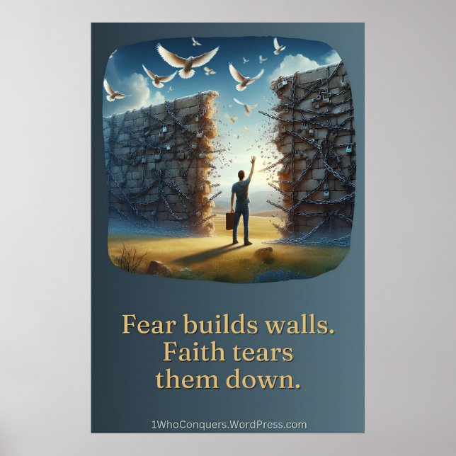 Låt Walls falla Poster (Framsidan)