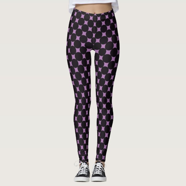 Lata Dag Dots Modern Chic Leggings (Framsida)