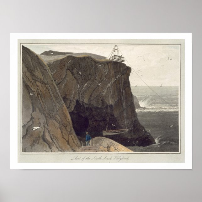 Låta en båt från plattformen i Holyhead. Poster (Framsidan)
