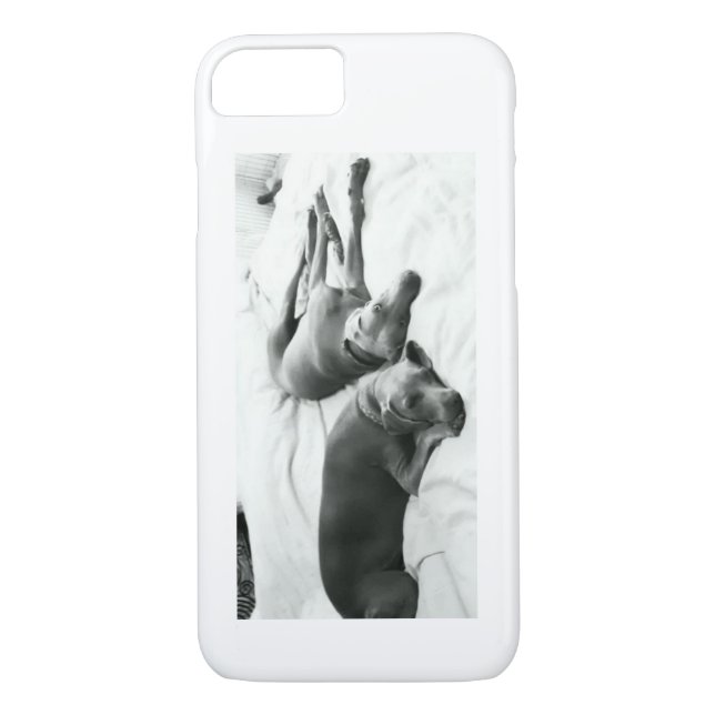 Lata Weimaraners Case-Mate iPhone Skal (Baksida)