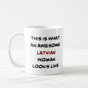 latansk kvinna, fantastisk kaffemugg