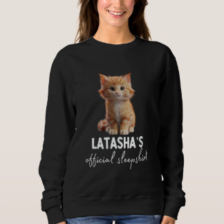 LATASHA'S Officiella Katt Sömnshirt Pyjamas T Shirt