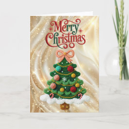 Latch Hook Yarn Crochet (Faux, Not actual Yarn) Helgkort