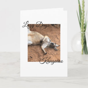 Late Days Känguru, Tänker på dig Kort