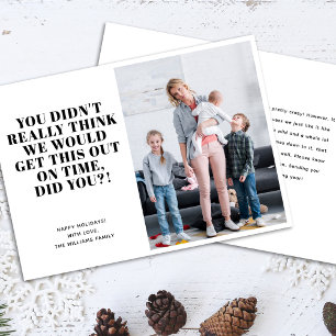 Late Glad helg Photo Julkort