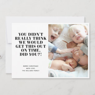 Late God jul Photo Julkort