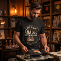 Late Night Analog Listening Club Tröja