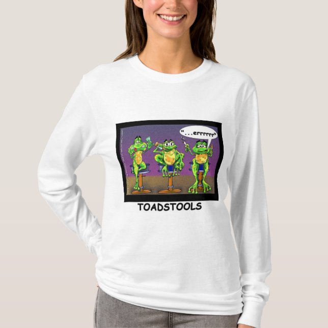 Late Sammak (även kallade Toadstools) Roliga prese Tröja (Framsida)