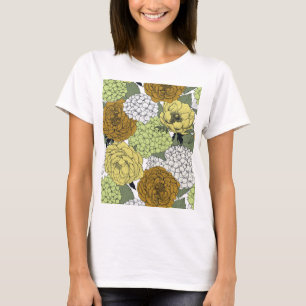 Late vår trädgård t shirt