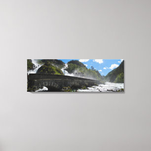 Latefossen vattenfall i Norge canvas