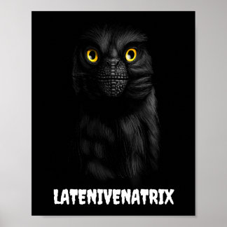 Latenivenatrix Troodon Stenonychosaurus Affisch