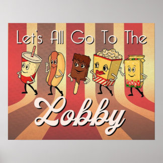 LÅTER ALLA GÅ TILL LOBBYEN POSTER