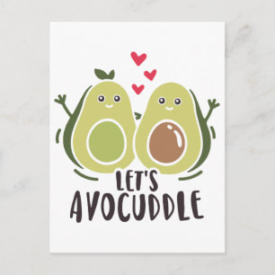 Låter Avocuddle Postkort Designer Vykort