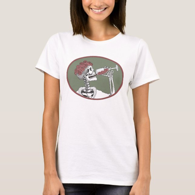 låter drinken t-shirt (Framsida)