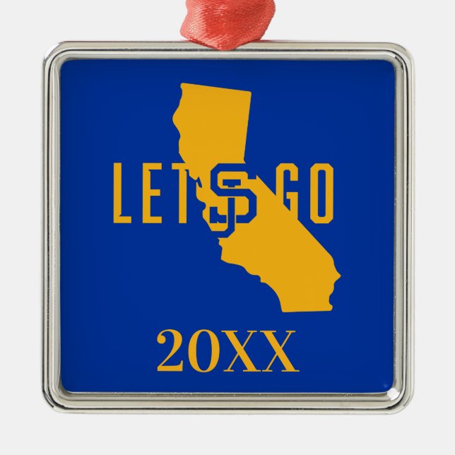 låter för att gå SJ Julgransprydnad Metall (Framsidan)