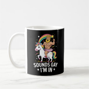 Låter gay jag är med  kaffemugg