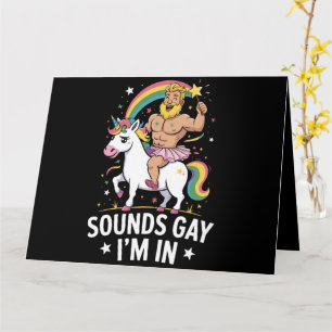 Låter gay jag är med kort