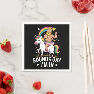 Låter gay jag är med pappersservett