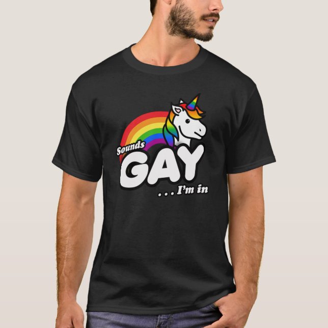LÄTER GAY JAG ÄR MED T SHIRT (Framsida)