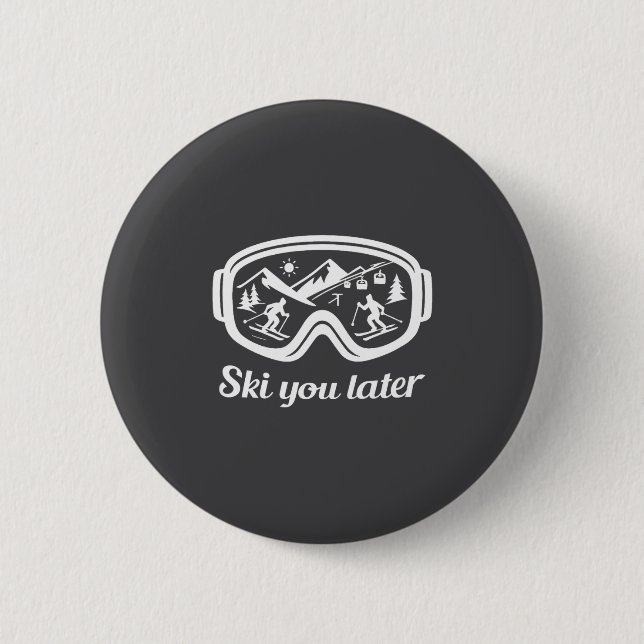 Later Goggles Ski Fun Winter Ski You Knapp (Framsida)