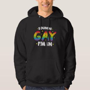 Låter Hbtq roligt Pride skojar Hoodie
