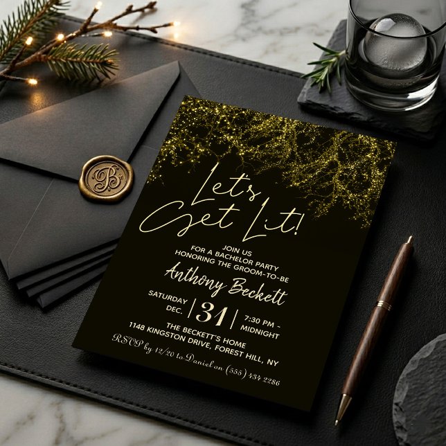 Låter Komma Glöd | Sällskapsresa för Pojkar Inbjudningar (Skapare uppladdad)