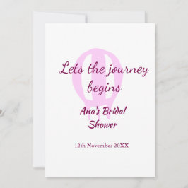 låter resan börja möhippan lägga till namn-stift inbjudningar