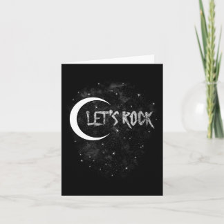 Låter Rocka På Rock Star Månad Med Stjärnor Konser Kort