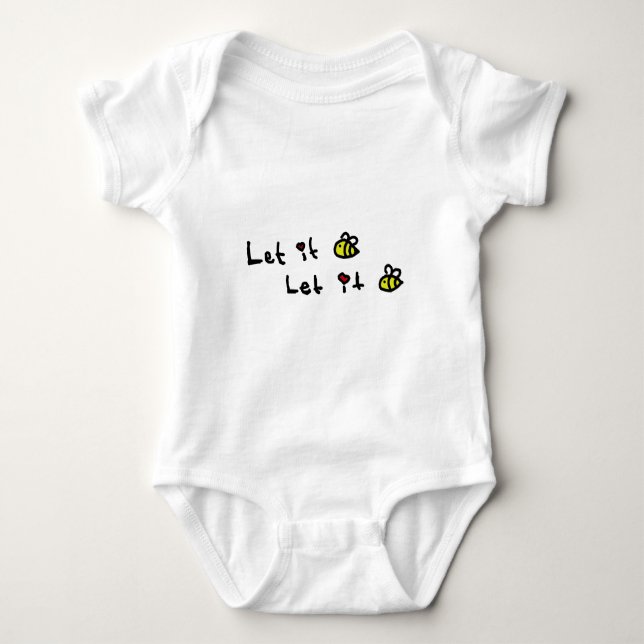 Låtet det bi t-shirt (Framsida)