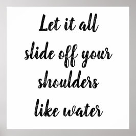 Låtet det knuffar all glidbana av ditt poster