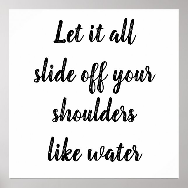 Låtet det knuffar all glidbana av ditt poster (Framsidan)