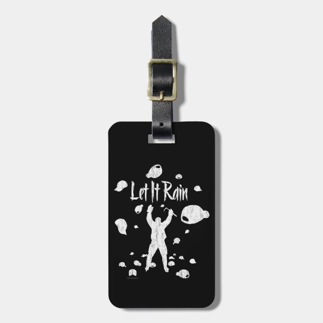 Låtet det regna (hockey) bagagebricka (Vertikal Framsida)