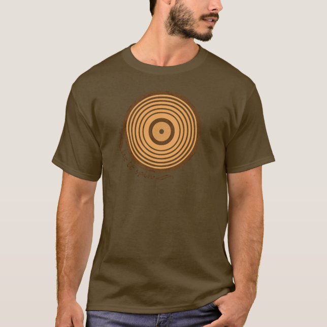 Låtet det snurrande tee shirt (Framsida)