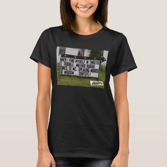 Låtet det var Covfefe Tee Shirt (Framsida)