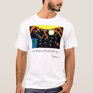 Låtet finns det ljust tee shirt