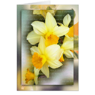 Låtet gå av förflutnan hälsningskort