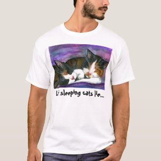 Låtet sova katter… tee shirt