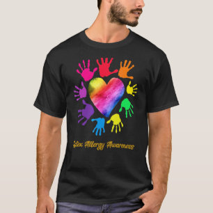 Latex Allergy Awareness Händer Latex Allergy T Shirt