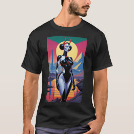 Latex Djävulen Girls från Mars T Shirt