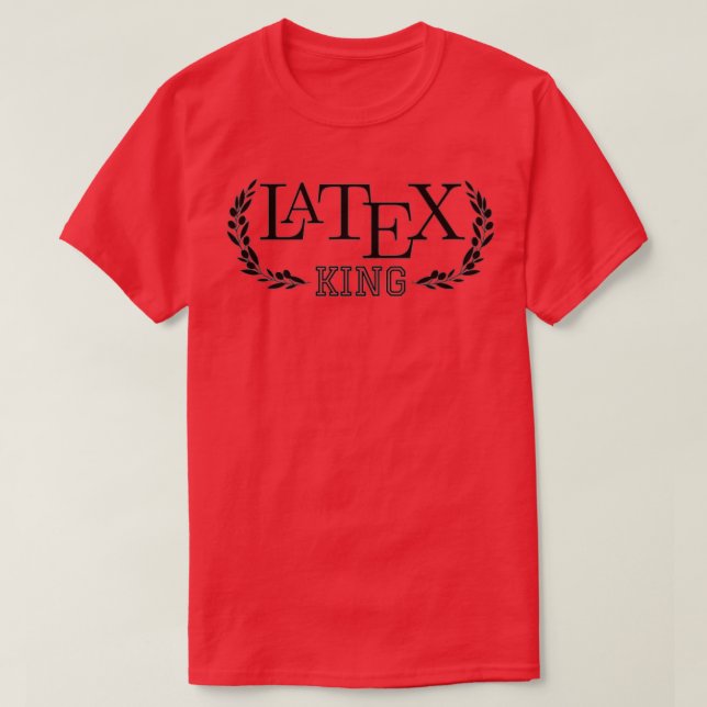 LaTex Typesetting Program Sticker T Shirt (Design framsida)