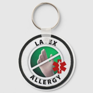 Latexallergi Nyckelring